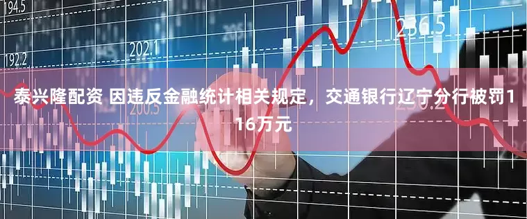 泰兴隆配资 因违反金融统计相关规定，交通银行辽宁分行被罚116万元