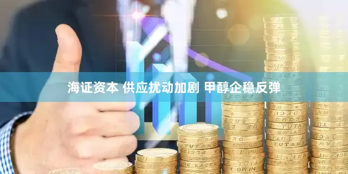 海证资本 供应扰动加剧 甲醇企稳反弹