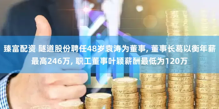 臻富配资 隧道股份聘任48岁袁涛为董事, 董事长葛以衡年薪最高246万, 职工董事叶颖薪酬最低为120万